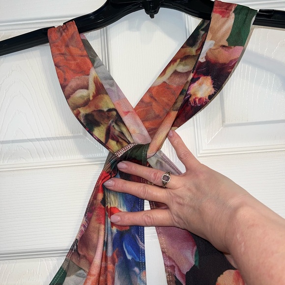 ASOS Floral Maxi Dress - Multicolor. Size 14. New - Picture 5 of 6